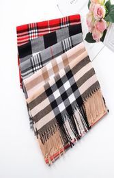 Classic red plaid children scarf warm winter small narrow shawl women ladies lovely fashion casual scarves for child boy girl6775953