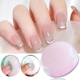 2024 1Set Mini Transparent Jelly Nail Art Stamper Scraper Set DIY Polish Design Print Silicon Stempelstempelwerkzeuge für Jelly Nail Art