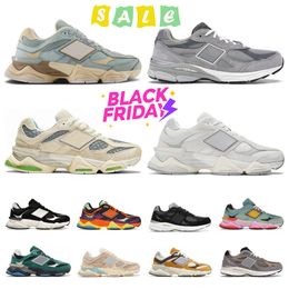 9060s Mens Casual running shoes designer sneakers Rain Cloud Grey Black Castlerock Sea Salt White Crystal Pink Magnet Quartz Navy 9060 women outdoor sports trainers