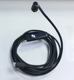 Cameras HD 8mm Size Endoscope Camera for Pipe Camera Waterproof 6 pcs White LED Bright light OTG Cam Android Micro USB Camera Hard Wire