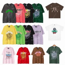 Designer t Shirt Men Shirt 555 Angel Tshirt Women Spider Hoodies Tshirts Hip Pop Short Sleeves Loose Tees Cotton High Street Pua97b#