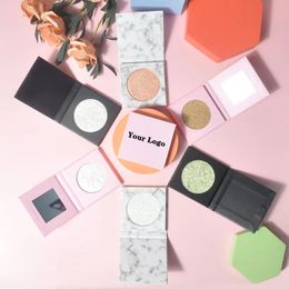 Creamy Highlighter Palette Wholesale Face Makeup Cosmetics Private Label Highlight Bronzer Contour Pigmented Beauty Pink