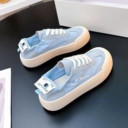 Casual Shoes 2024 Spring Korean Breathable Little White Women's Board Thick Sole Versatile Forrest Gump