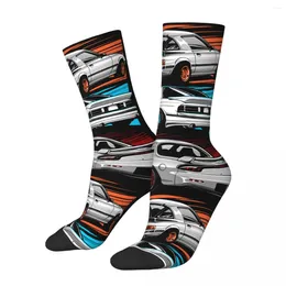 Men's Socks Japanese JDM Men Women Polyester Fashion Drift RX7 Harajuku Spring Summer Autumn Winter Gifts