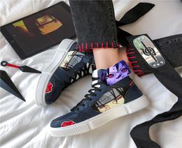 Men Anime Itachi Casual Sasuke Canvas Hashirama Sneakers Kakashi Cosplay Shoes Women C03098511187