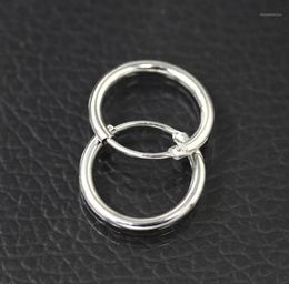 Whole Gold Silver Plated Hoop Earrings Small Huggie Round Circle Loop Earring Women Men Ear Jewelry Accessories Cool Pendient1327184