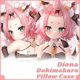 Pillow Diona Dakimakura Genshin Impact Game Case Sexy Pillowcase Full Body Hugging Otaku Cover Bedding Home Decor Gift