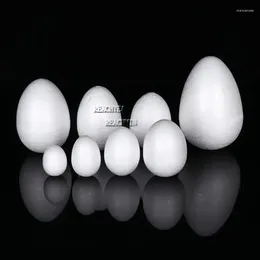 Party Decoration 50pcs/lot 5CM White Foam Eggs Modelling Solid Polystyrene Ball Shape DIY Christmas Decorations Gifts