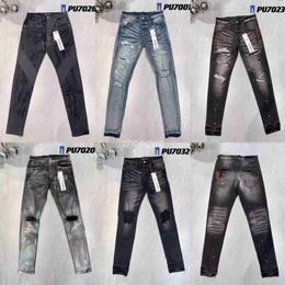 Motorcykel Ksubi Jeans Purple Jeans denim byxor Högskalig kvalitet rak herr designer jean män design retro streetwear casual sweatpants mager stretch byxa