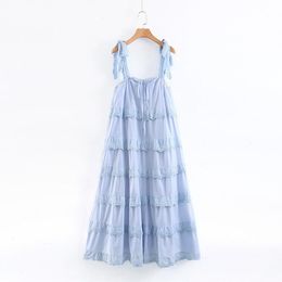 Now Womens Clothing Wholesale Ruffled Large Swing Fairy Dress Long 9172