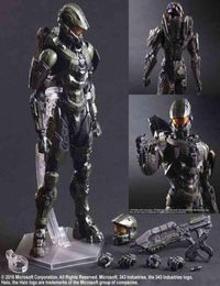 Play Arts Kai Game Anime Halo 5 Guardians No1 Pvc Action Figure Collectible Model Toy 26Cm Gk modle Gewapende Soldaat4148577