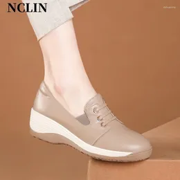 Casual Shoes Designer Sneakers For Women Round Toe SLIP-ON Platform Spring/Summer Vulcanised Zapatos De Mujer