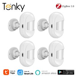 Control Tuya Zigbee Pir Motion Sensor Human Body Sensor Infrared Detectors Smart Home Smart Life Remote Control Work with Zigbee Gateway