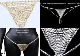 Lady Sexy Bikini Thong Panties Chain Porno Erotic Underwear Belly Chain Crystal Body Chain For Women Couple Sexy Jewelry T200508 87370038
