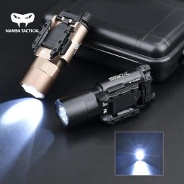 Scopes Tactical Sf X300u X300 X400 Pistol Scout Light 600lm Fit G17 Picatinny Rail Outdoor Field Lighting Hunting Weapon Flashlight