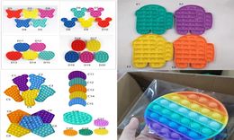 Kids Novel Push per board Toys Bubble Sensory Toy Funny Anti-stress Squishy Stress Reliever Multi Shapes IN STOCK/FAST SHIP HH121016965234