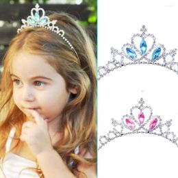 Hair Accessories Crown Kids Rhinestone Princess Headband For Girls Party Fashion Children Crystal Tiara Wedding