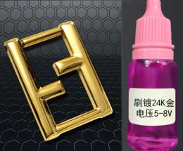 Equipments 10ML Pen Plating Solution Rose Gold 24K 18k silver Gold Electroplating Water Jewelry Tools Nickel platinum liquid