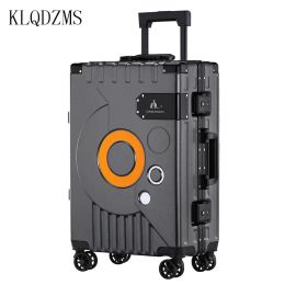 Luggage KLQDZMS Business Suitcase Student Male Universal Wheel Korean Version Luggage Can Be Boarding 20 Inch Suitcase Female