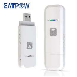 Routers EATPOW USB 4G LTE Modem USB Dongle WiFi Router with SIM Card Slot 150Mbps Mobile Wireless WiFi Adapter 4G Router Home Office