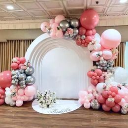 Party Decoration Dusty Pink Balloons Garland Kit Retro Balloon Arch Birthday Wedding Decor Anniversary Baby Bridal Shower Decoretion