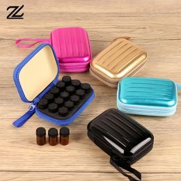 Bags 15 Bottles Essential Oil Case Protects For 1ml 2ml Rollers Essential Oils Bag Travel Carrying Storage Bag Organiser