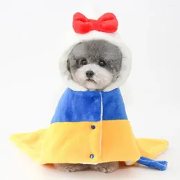 Dog Apparel Pet Christmas Cloak Dual Purpose Keep Warmth Skin Friendly Dogs Hooded Cape Costume Clothes