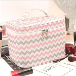 Storage Boxes Women'S Large Capacity Cosmetic Bag Toiletry Organizer Beauty Pouch Girls Travel Foldable Waterproof Makeup Case Handbag