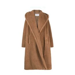 Бренд пальто женский дизайнер дизайнер Max Mara Womens Luxury Long Poat