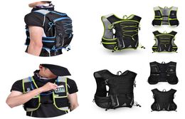 Outdoor Hiking Camping Cycling Running Hydration Packs Backpack Sports Vest Water Bag Pack Offroad Marathon Light Breathable 5L R8198497