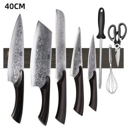 Storage Wooden Magnetic Knife Holder 18 inch Kitchen Knives Stand Bar Strip Wall Magnet Block For Knives Storage Cooking Accessories #1