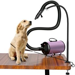 Dryer Dualuse Pet Hair Dryer Bracket Telescopic Any Shape Fixation Frame Multipurpose Pet Big Dog Hair Dryer Cat Grooming Accessories