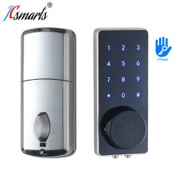 Control Smart Electric Lock Safe Keyless Bluetooth TTlock Digital Door Lock for Apartments
