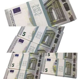 2022 Fake Money Banknote 5 10 20 50 100 Dollar Euros Realistic Toy Bar Props Copy Currency Movie Money Faux-billets 100 PCS Pack4G5JZ69TFBNO