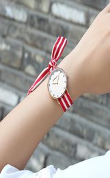 CRRJU new unique Ladies flower cloth wristwatch fashion women dress watch high quality fabric watch sweet girls Bracelet watch7403237