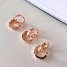 Earrings YUNLI Real 18K Gold Earring Clip Simple Earrings Hoop Pure Solid AU750 for Women Fine Jewelry Gift EA006