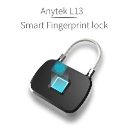 Control L13 Smart Lock Fingerprint Outdoor Luggage Lock Gym Fingerprint Bag Padlock with Metal IP65 Waterproof for Locker Backpack