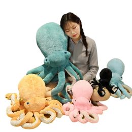 Dolls 30cm90cm Lifelike Plush Octopus Toy 90cm Big Size Octopus Pillow Stuffed Marine Life Soft Doll Kids Toys
