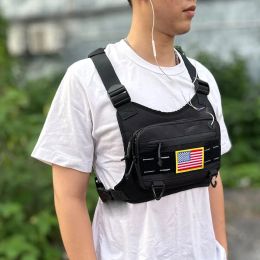 Bags Fashion Running Backpack Chest Bag Reflective Mobile Phone Holder Universal Lightweight Sport Running Vest Running Equipment