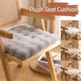 Pillow Plush Seat For Office Chair Sofa Sitting Pillows Tatami Floor Thicken Car Back Pad Living Room Decor Solid Colour