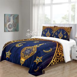 Clothing Ramadan Lslamic Muslim Eid Mubarak Bedding Set Duvet Cover Sets Comforter Bed Linen Gift Twin Queen King Size Romantic Fashion