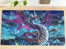 Pads YuGiOh Table Playmat SnakeEyes Flamberge Dragon TCG CCG Mat Trading Card Game Mat Mouse Pad Gaming Play Mat 60x35cm Free Bag