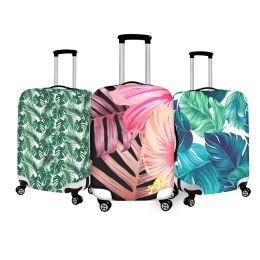 Accessories Twoheartsgirl Tropical Monstera 3D Print Travelling Suitcase Cover Dustproof Antiscratch Luggage Protector Covers Accessories