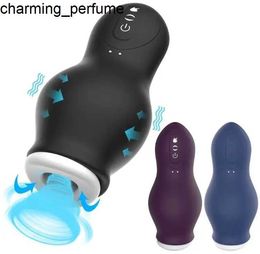 Real Male Sucking Masturbation cup Deep Throat Vibration Automatic penis masturbators adult sex toy for man
