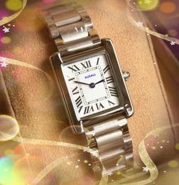 Fashion lovers shiny starry super watch for women tank-must-design lady clock quartz movement rose gold silver Colour cute fine stainles steel band wristwach gifts