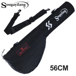 Accessories Sougayilang 48cm 56cm 65cm Portable Multifunction Nylon Fishing Bag Storage Fishing Rod Reel Lure Fishing Tackle Storage Bag