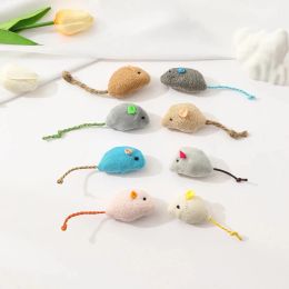 Toys 1/3pcs Pet Interactive Small Toy New Home Cat Toy Plush Mouse Cute Modelling Kitten Toy Universal Peppermint Toy Cat Toys