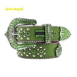 Designer Belt Bling Studded Crystal Fashion Diamond Bb Simon Belt Casual Woman Leather Designer for Man Lady Belts Mens Rock Rhinestone Buckle Punk Belts 788