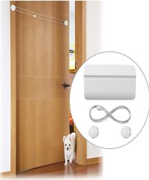 Cat CarriersCrates Houses Pet Door Opener Plastic Hole For Dog Household Entrance Supplies No Need To Drill3341343