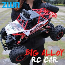 Electric/RC Car ZWN 1 12/1 16 four-wheel drive RC vehicle with LED lights 2.4G wireless remote control vehicle off-road control vehicle childrens toy T240422